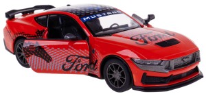 2024 FORD MUSTANG DARK HORSE MODEL METALOWY KINSMART 1:38 CZERWONY