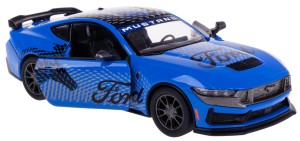 2024 FORD MUSTANG DARK HORSE MODEL METALOWY KINSMART 1:38 NIEBIESKI