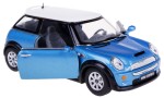 MINI COOPER S MODEL METALOWY KINSMART 1:28 NIEBIESKI
