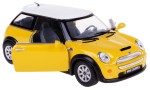 MINI COOPER S MODEL METALOWY KINSMART 1:28 ŻÓŁTY