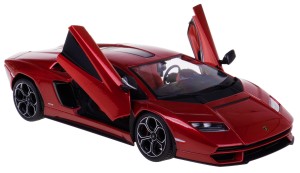 LAMBORGHINI COUNTACH LPI 800-4 MODEL METALOWY BBURAGO 1:24 CZERWONY