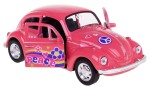 VOLKSWAGEN BEETLE GARBUS KWIATY MODEL WELLY 1:34 R
