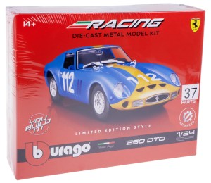 FERRARI 250 GTO MODEL METALOWY DO SKŁADANIA KIT BBURAGO 1:24