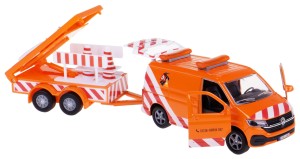 POMOC DROGOWA VOLKSWAGEN T6.1 2019 METAL + PRZYCZEPKA ŚWIATŁO KIDS GLOBE