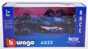 ALPINE A523 BOLID F1 MODEL METALOWY BBURAGO 1:43 #31 Esteban Ocon