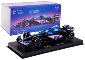 ALPINE A523 BOLID F1 MODEL METALOWY BBURAGO 1:43 #10 Pierre Gasly + BOX