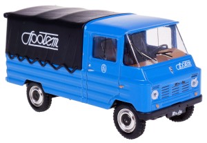 ŻUK FSC SPOŁEM MODEL METALOWY DAFFI KOLEKCJA PRL 1:43 NIEBIESKI