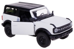 FORD BRONCO 2023 MODEL METALOWY WELLY 1:34/39 BIAŁY