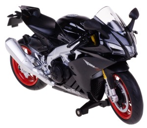 APRILIA RSV4 RR1000 2021 MODEL PLASTIK/METAL RMZ MOTOR 1:12 CZARNY