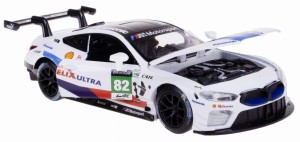 BMW M8 GTE 2018 MODEL NAPĘD DŹWIĘK LE MANS #82 RMZ 1:32 BIAŁY