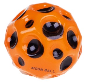 PIŁKA ODBIJAJĄCA 5 CM MIĘKKA SKOCZNA POMARAŃCZOW
