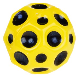 PIŁKA KOSMICZNA SUPER ODBIJAJĄCA 7 CM SUPER SKOCZNA ŻÓŁTA
