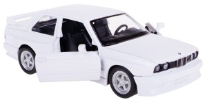 BMW M3 E30 MODEL METALOWY RMZ 1:32-39 BIAŁY