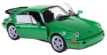 PORSCHE 911 TURBO MODEL METALOWY WELLY 1:34-39 CIEMNO ZIELONY