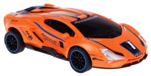 AUTO WYŚCIGOWE SPORTOWE 16 CM Z NAPĘDEM DRIFT-FRICTION POMARAŃCZOWY