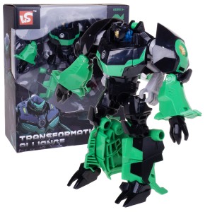 ROBOT DINOZAUR PLASTIK TRANSFORMACJA 2W1 DINOBOTT STEEL CABLE