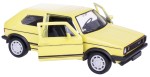 VOLKSWAGEN GOLF I GTI MODEL METAL WELLY 1:34-39 ZÓŁTY