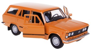 FIAT 125P KOMBI MODEL METALOWY WELLY 1:34/39 POMARAŃCZOWY