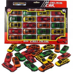 RESORAKI 20 SZT. MEGA ZESTAW METALOWE AUTKA HIT!!!