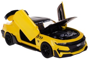 AUTO SPORTOWE SS 028 SPEED 1:24 MODEL METAL 20 CM NAPĘD ŚWIATŁO DŹWIĘK ŻÓŁT