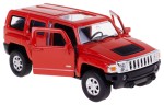 HUMMER H3 MODEL METALOWY WELLY 1:34/39 CZERWONY