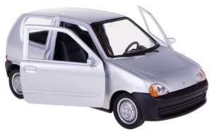 FIAT SEICENTO MODEL METALOWY WELLY 1:32-39 SREBRNY
