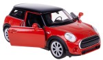 NEW MINI HATCH MODEL METALOWY WELLY 1:34/39 CZERWONY