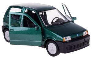 FIAT CINQUECENTO MODEL METALOWY WELLY 1:32-39 ZIELONY