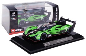 LAMBORGHINI SC63 LMDH #63 MODEL METAL BBURAGO 1:43 BOX