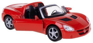 OPEL SPEEDSTER 2001 MODEL METALOWY WELLY 1:32-39 CZERWONY