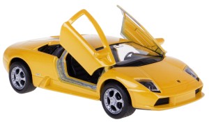 LAMBORGHINI MURCIELAGO MODEL METALOWY WELLY 1:34-39 ŻÓŁTY