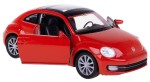 VOLKSWAGEN THE BEETLE MODEL METAL WELLY 1:34/39 CZERWONY