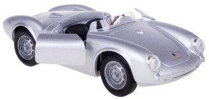 PORSCHE 550 SPYDER MODEL METALOWY  WELLY 1:34-39 SREBRNY