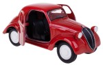 FIAT 500 TOPOLINO 1936 MODEL METALOWY WELLY 1:34-39 BORDO