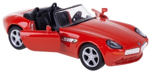 BMW Z8 MODEL METALOWY WELLY 1:34/39 CZERWONY