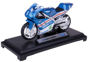 YAMAHA TZ250M METAL/PLASTIK MODEL WELLY MOTOCYKL 1:18