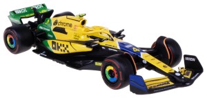 MCLAREN MCL38 BOLID F1 MONACO MODEL METALOWY BBURAGO 1:43 #4 Lando Norris