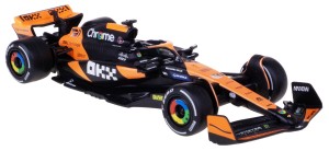 MCLAREN MCL38 BOLID F1 MIAMI GP MODEL METAL BBURAGO 1:43 #81 Oscar Piastri