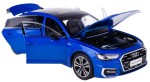 AUDI A6 L MODEL METALOWY 1:18 ŚWIATŁO DŹWIĘKI OTWIERANE ELEMENTY NIEBIESKI