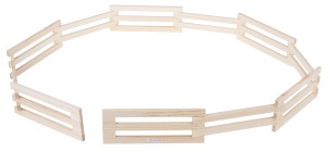 OGRODZENIE ZAGRODA PŁOT DREWNIANY 156 CM KIDS GLOBE 1:24 STAJNIA OBORA