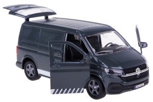 VOLKSWAGEN TRANSPORTER T6.1 2019 MODEL METALOWY 13,5 CM KIDS GLOBE SZARY