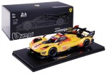 FERRARI 499P 24 LE MANS MODEL METALOWY BBURAGO 1:18 #83 R.KUBICA BOX