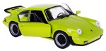 PORSCHE 911 TURBO MODEL METALOWY WELLY 1:34-39 JASNO ZIELONY