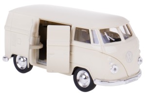 VOLKSWAGEN T1 BUS 1963 MODEL WELLY 1:34 KREMOWY