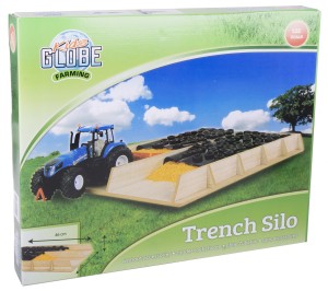 DREWNIANY SILOS ZBOŻOWY 1:32 46x38x4,5 CM AKCESORIA DO OBORY FARMA