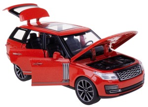 LAND ROVER RANGE ROVER 50TH ANNIVERSARY 1:32 NAPĘD ŚWIATŁO DŹWIĘK CZERWONY