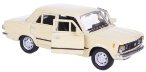 FIAT 125P METALOWY MODEL WELLY 1:34/39 KREMOWY