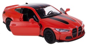 BMW M4 CSL MODEL METALOWY RMZ 1:32/39 CZERWONY MAT