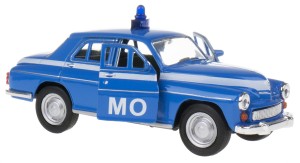 WARSZAWA 224 MILICJA MO PRL-u WELLY 1:34/39 NIEBIE