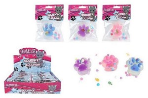 ŁAPKA KOTKA ŻELOWA 7 CM SQUISHY CAT GNIOTEK DO ŚCISKANIA MIX KOLOR